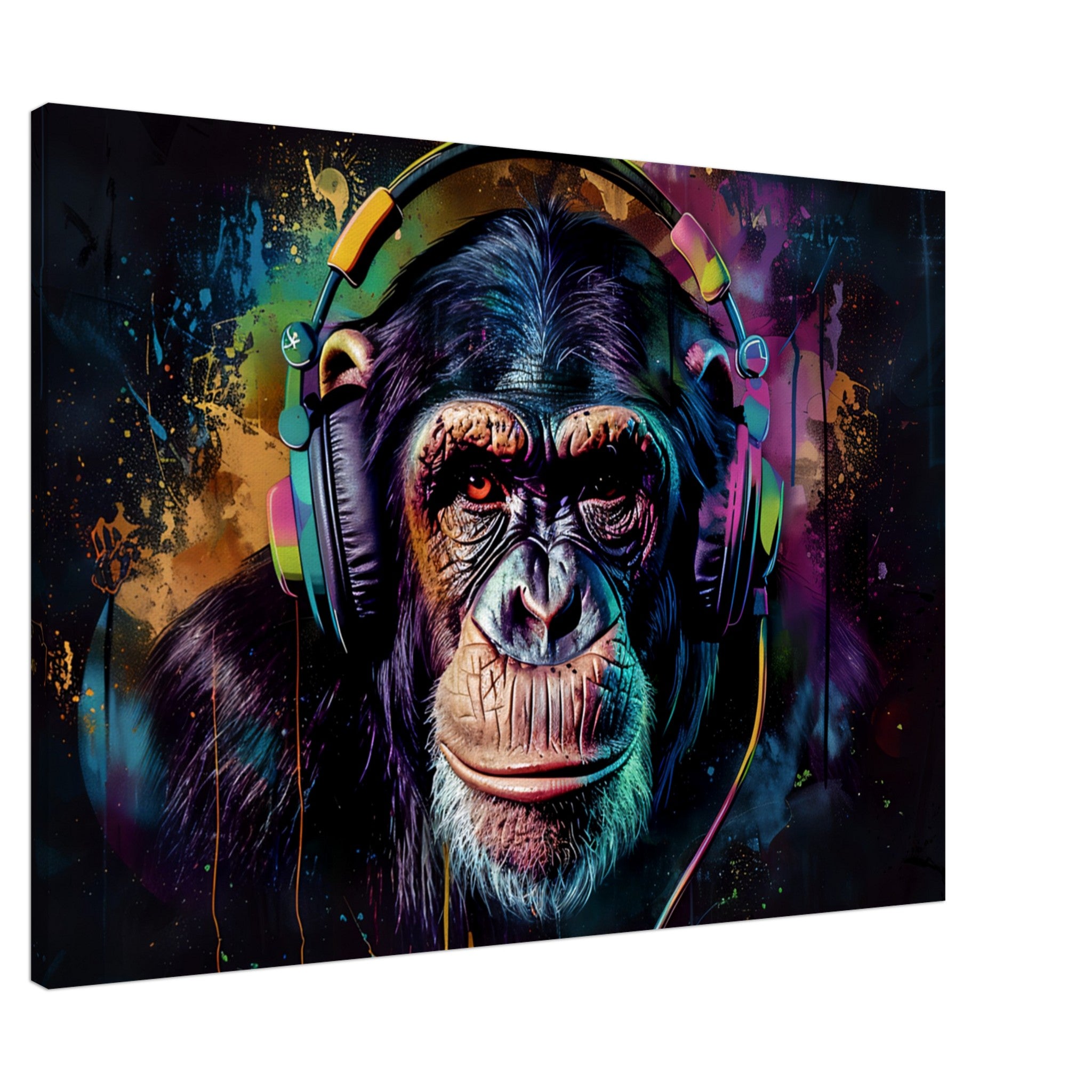 Pop Art Monkey Painting