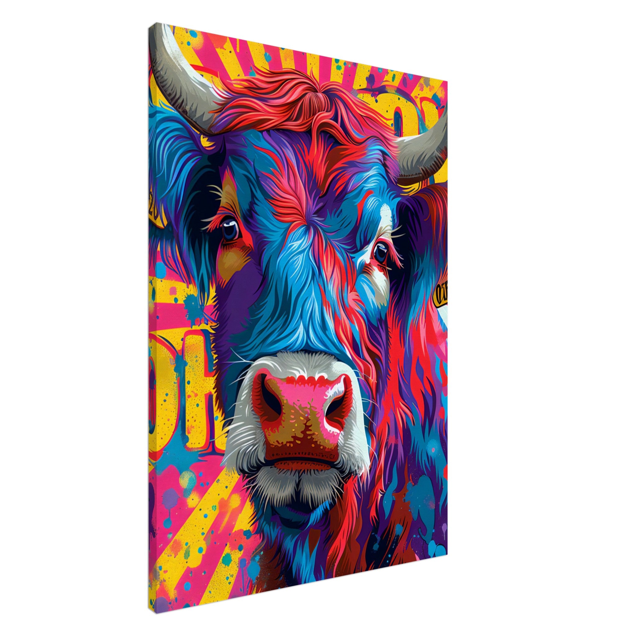 Tableau Vache Pop Art